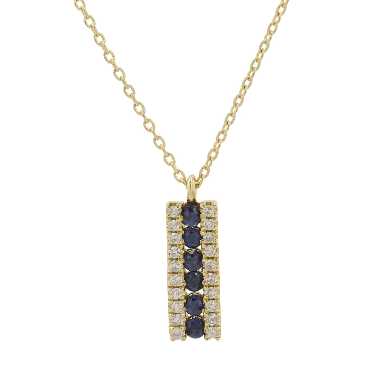 14K Sapphire Necklace<p><strong>More Colors Available</p></strong>