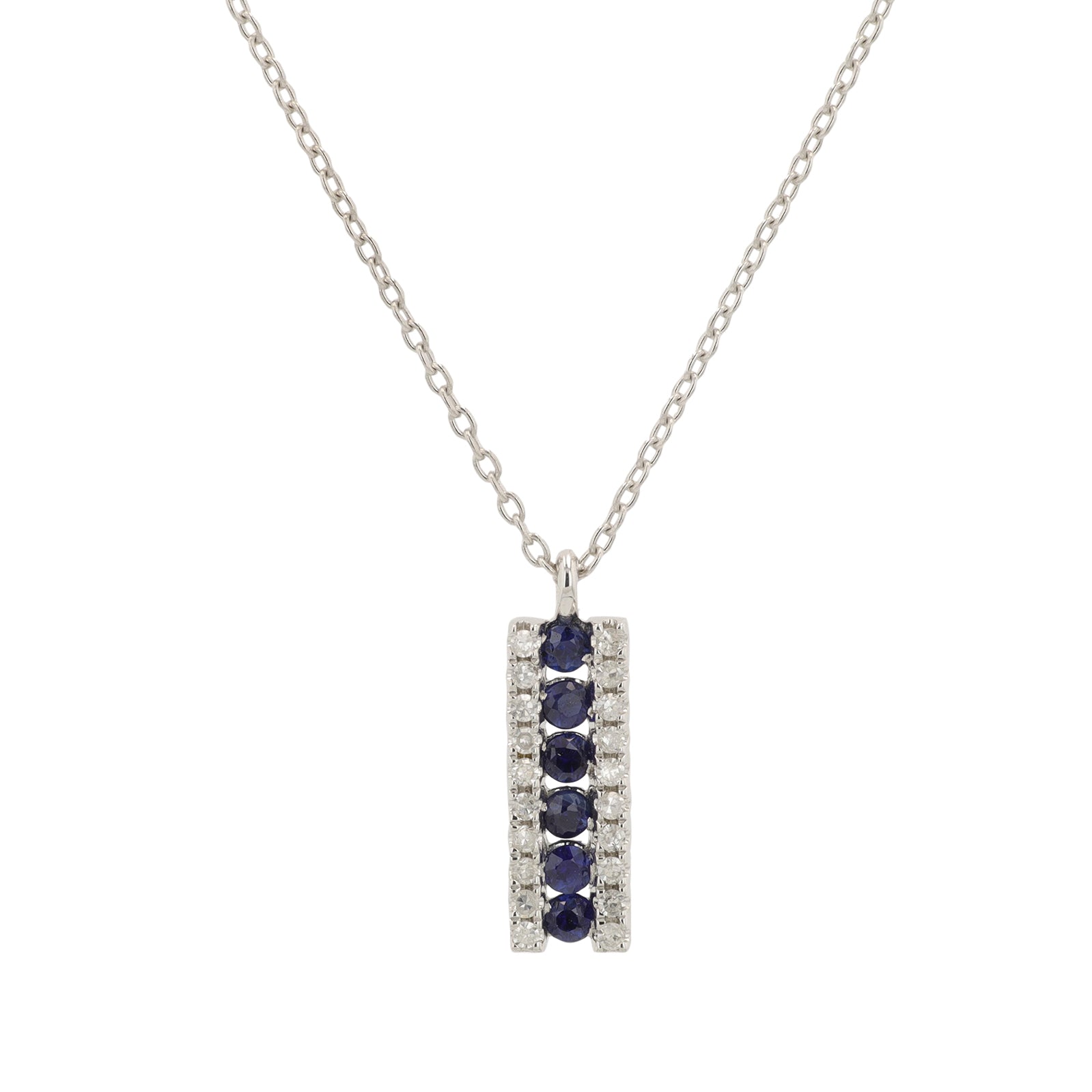 14K Sapphire Necklace<p><strong>More Colors Available</p></strong>
