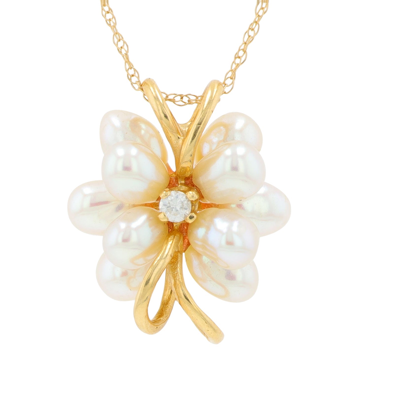 14K YG Pearl Pendant