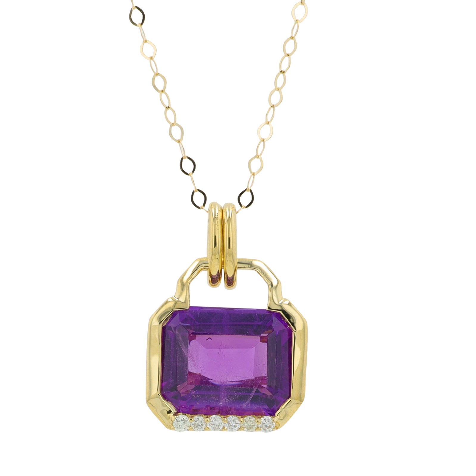 14K Gemstone Pendant<p><strong>More Colors Available</p></strong>