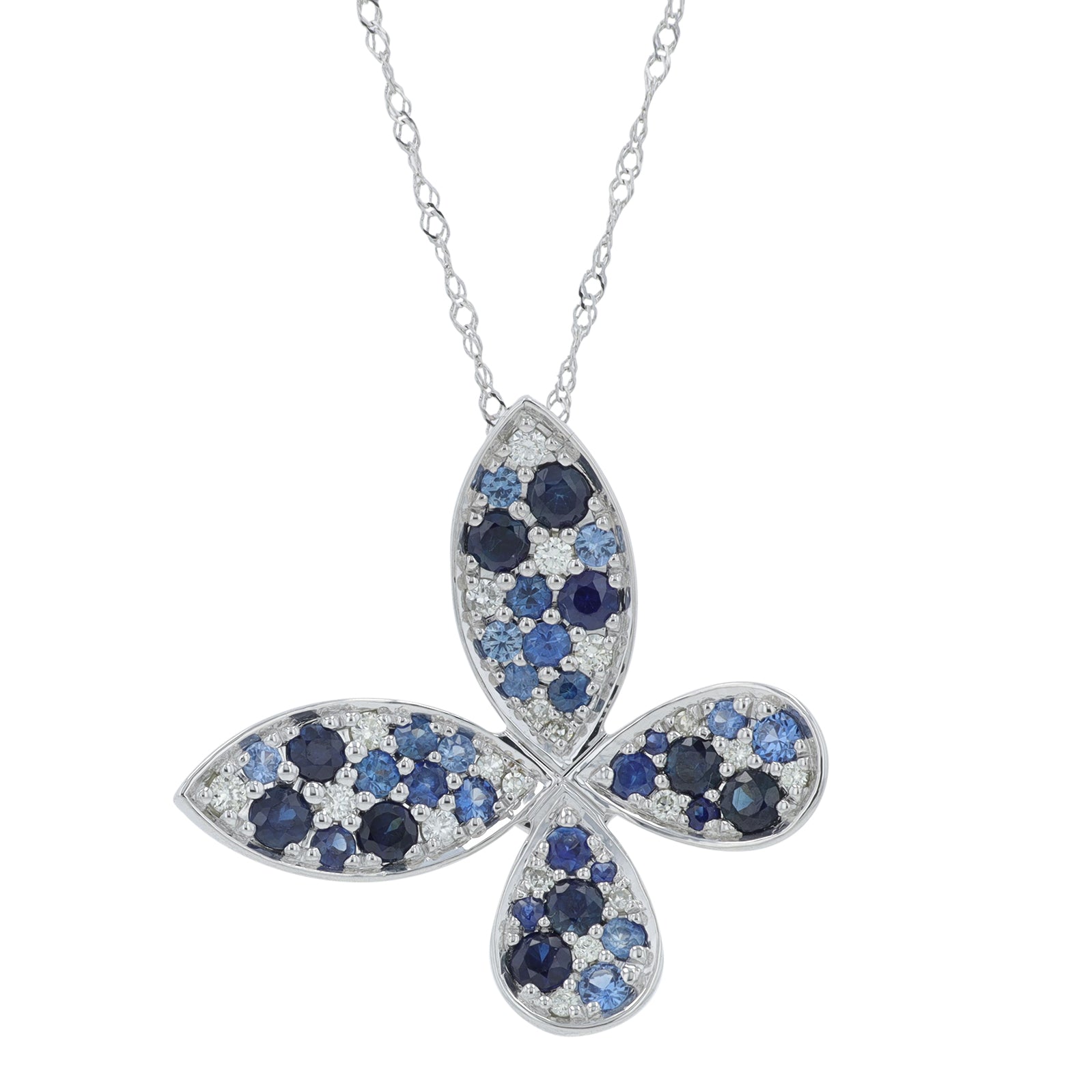 14K Gemstone Butterfly Pendant<p><strong>More Colors Available</p></strong>