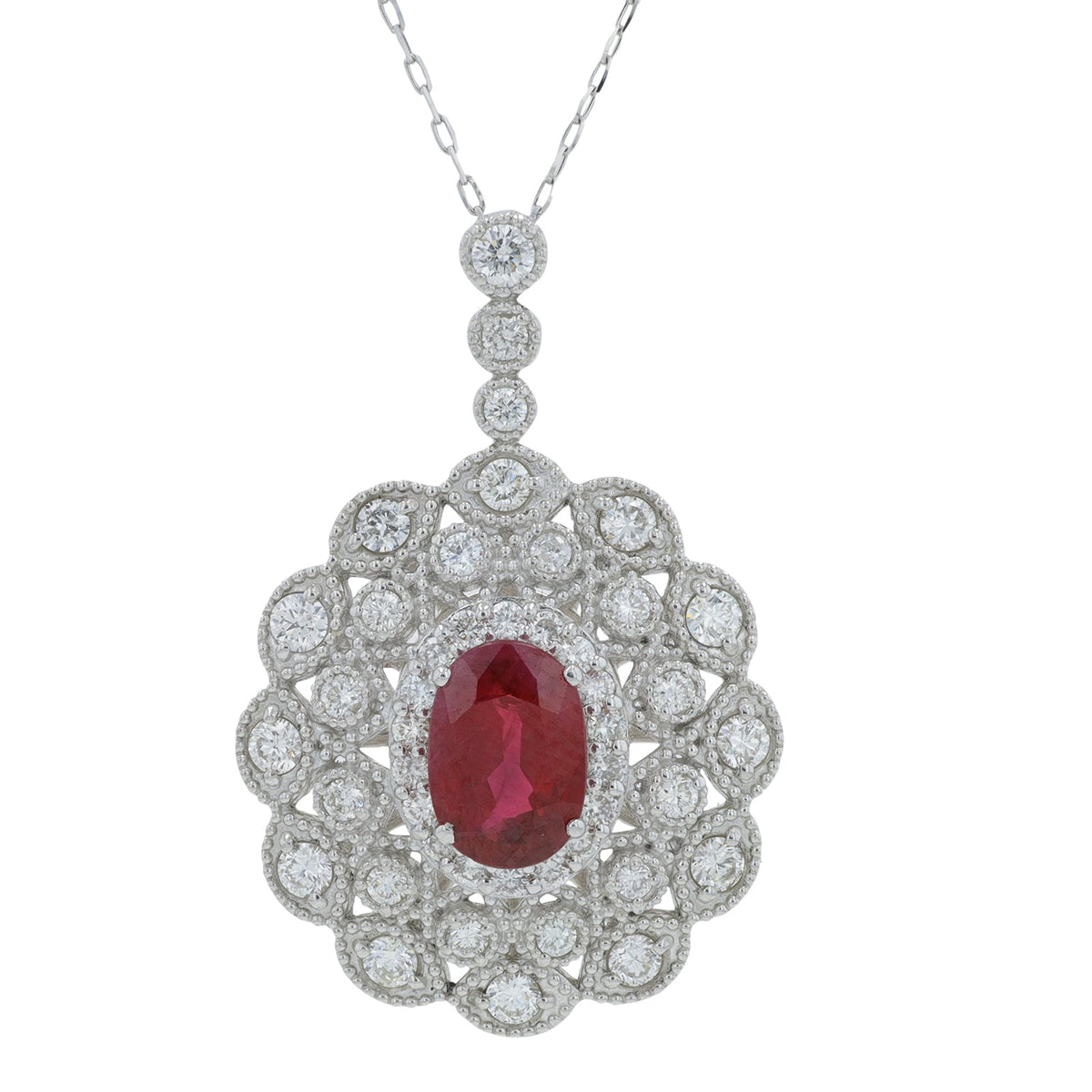 PT900/950 .84 CT Burma Ruby Pendant<p><strong>GIA Available</p></strong>