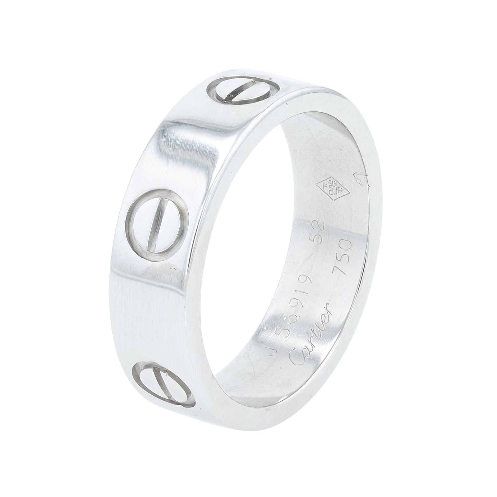 18K WG Cartier Love Band