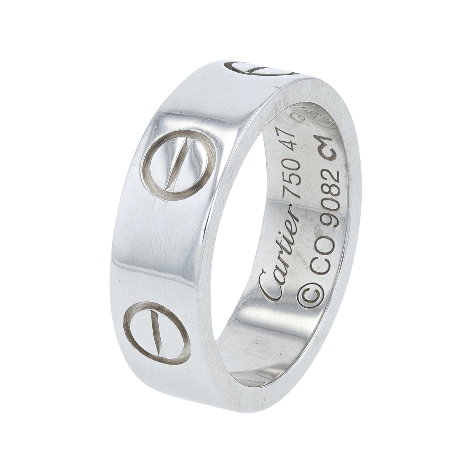 18K WG Cartier Love Band