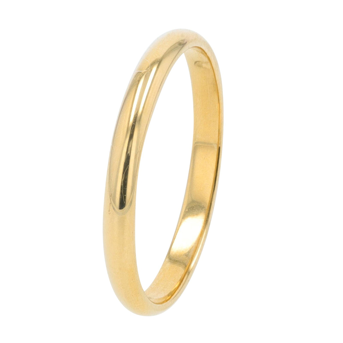 14K YG 2 MM Band