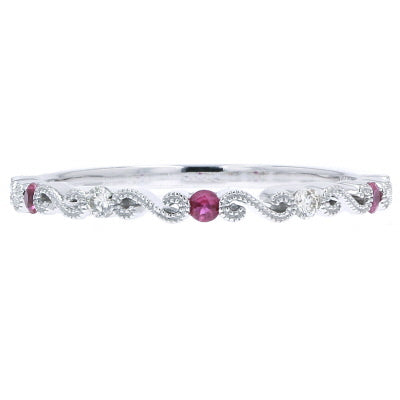 14K Gemstone Stackable Infinity Bands<p><strong>More Colors Available</p></strong>