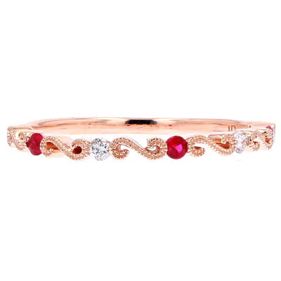 14K Gemstone Stackable Infinity Bands<p><strong>More Colors Available</p></strong>