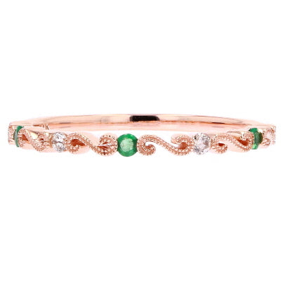 14K Gemstone Stackable Infinity Bands<p><strong>More Colors Available</p></strong>