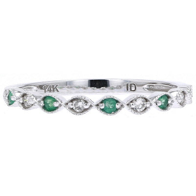 14K Gemstone Stacking Bands<p><strong>More Colors Available</p></strong>