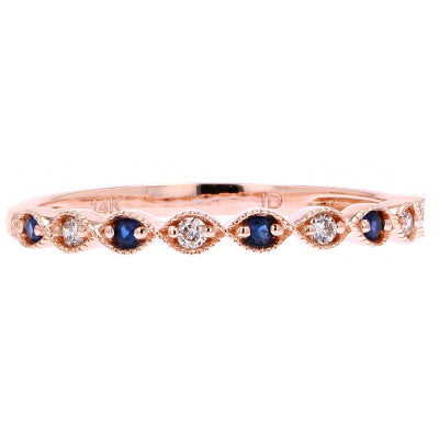 14K Gemstone Stacking Bands<p><strong>More Colors Available</p></strong>