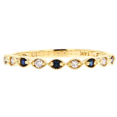 14K Gemstone Stacking Bands<p><strong>More Colors Available</p></strong>