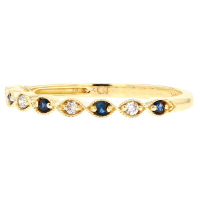 14K Gemstone Stacking Bands<p><strong>More Colors Available</p></strong>