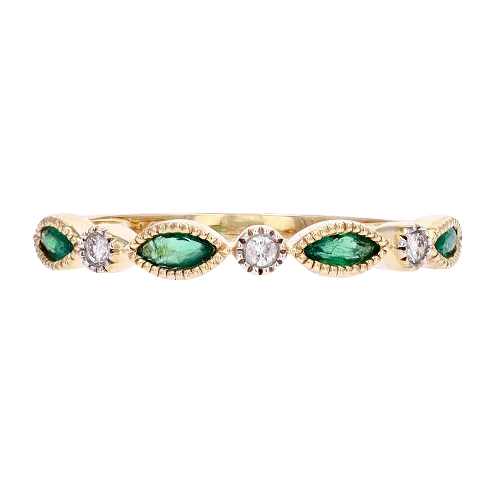 14K  Gemstone Stackable Band<p><strong>More Colors Available</p></strong>
