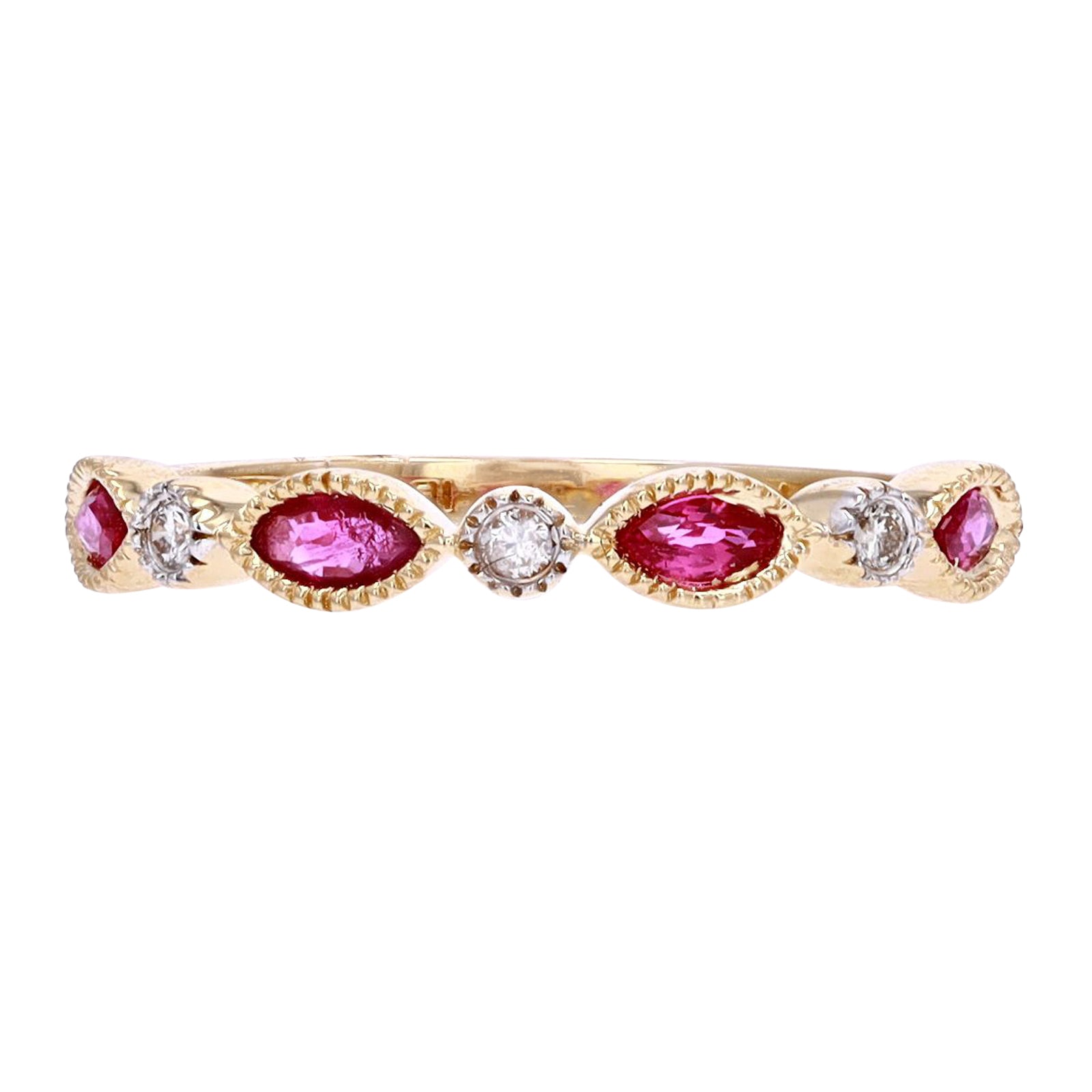 14K  Gemstone Stackable Band<p><strong>More Colors Available</p></strong>