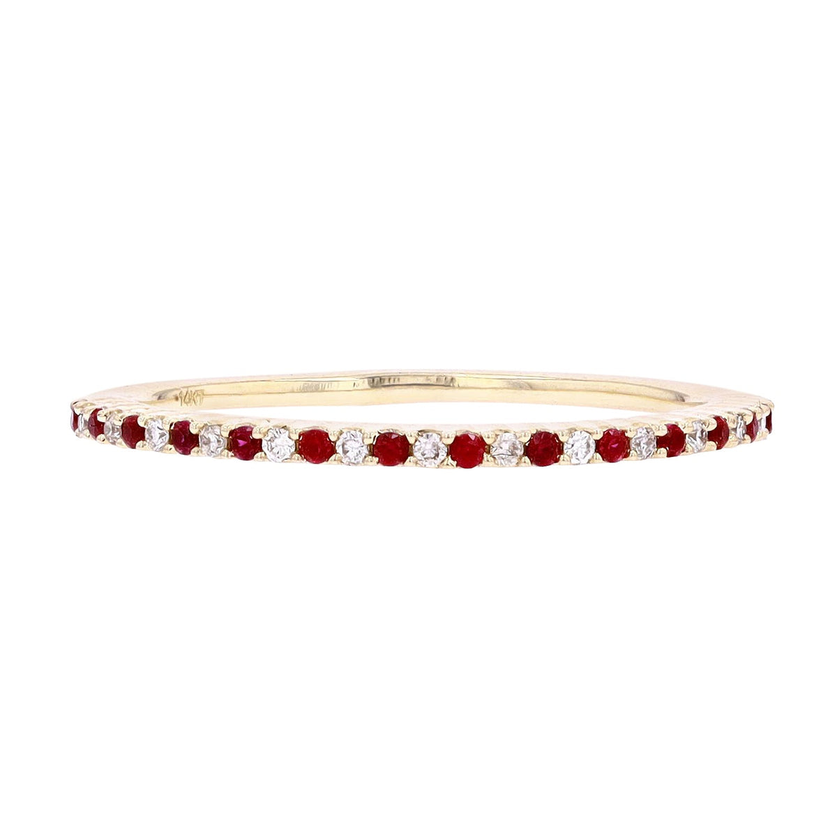 14K Gemstone Stackable Band<p><strong>More Colors Available</p></strong>