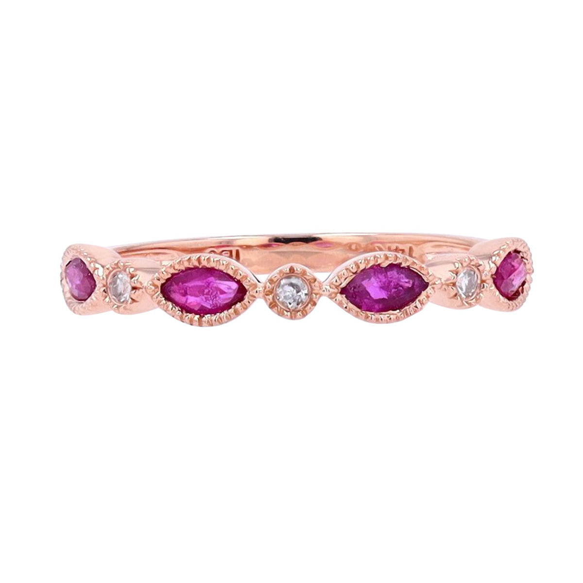 14K  Gemstone Stackable Band<p><strong>More Colors Available</p></strong>