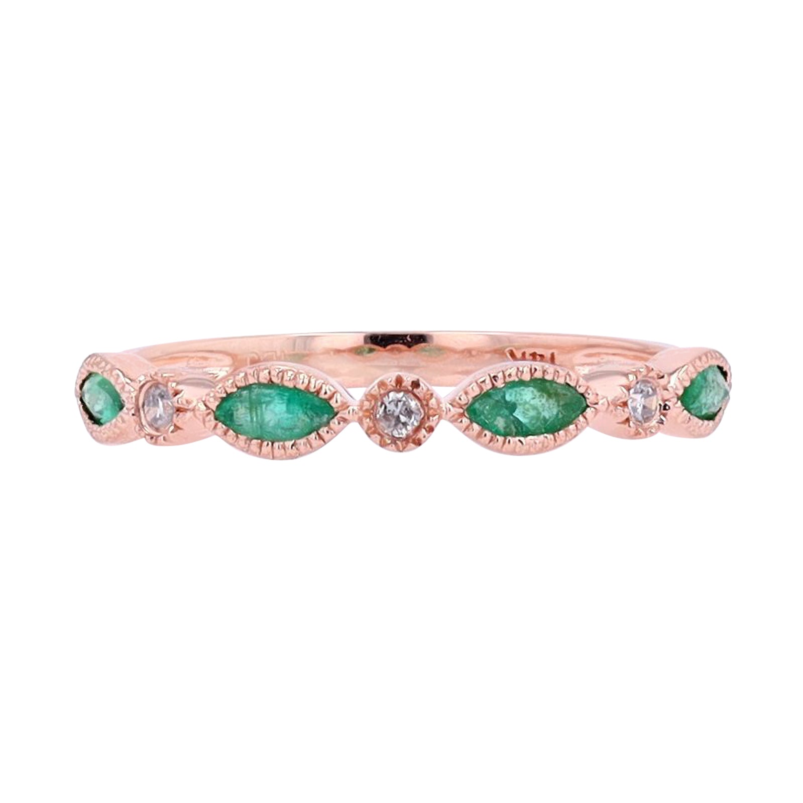 14K  Gemstone Stackable Band<p><strong>More Colors Available</p></strong>