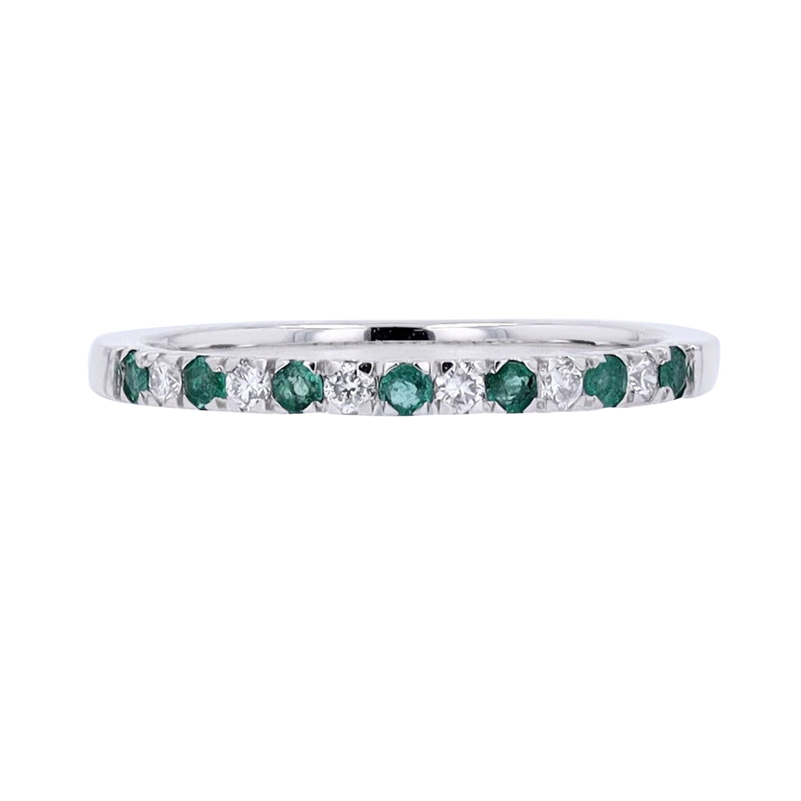 14K Diamond & Gemstone Band<p><strong>More Colors Available</p></strong>