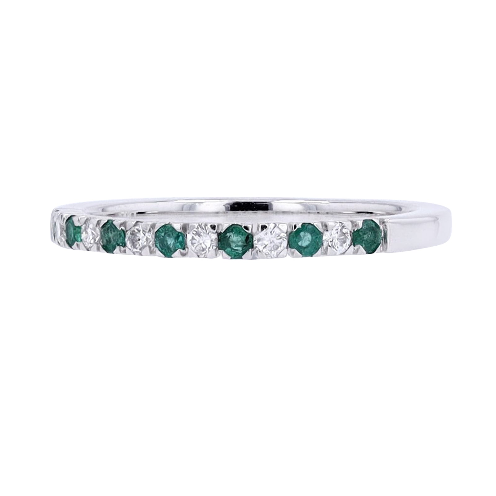 14K Diamond & Gemstone Band<p><strong>More Colors Available</p></strong>