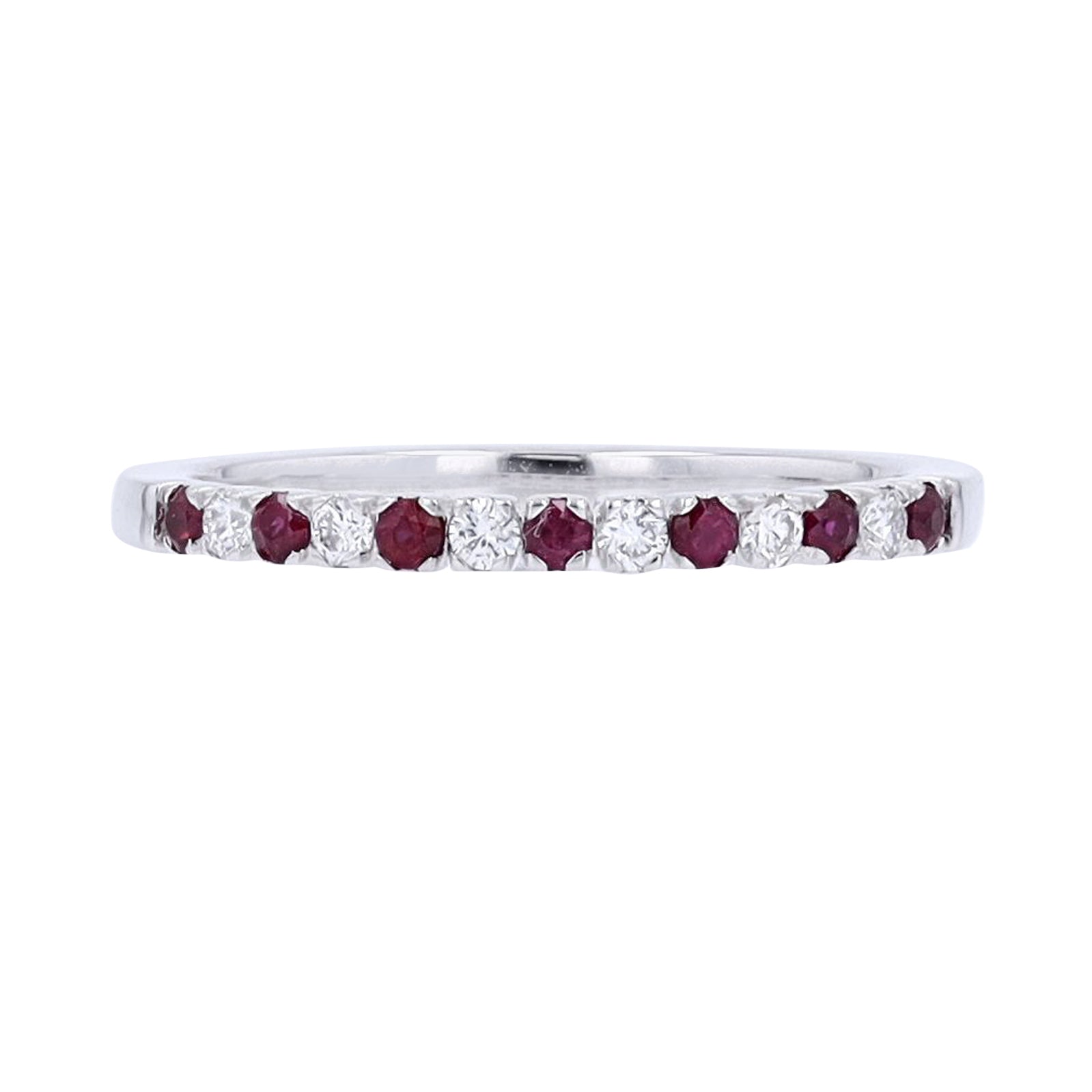 14K Diamond & Gemstone Band<p><strong>More Colors Available</p></strong>