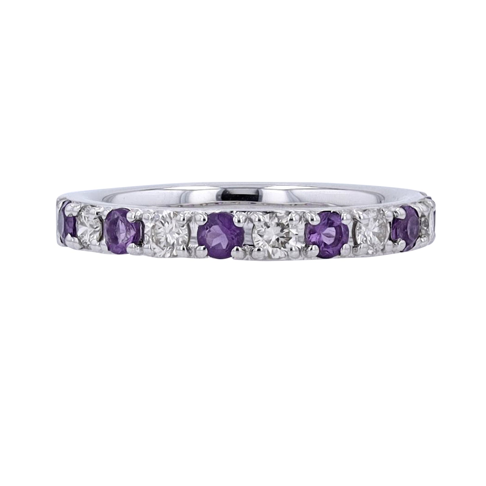 10K Diamond & Gemstone Band<p><strong>More Colors Available</p></strong>