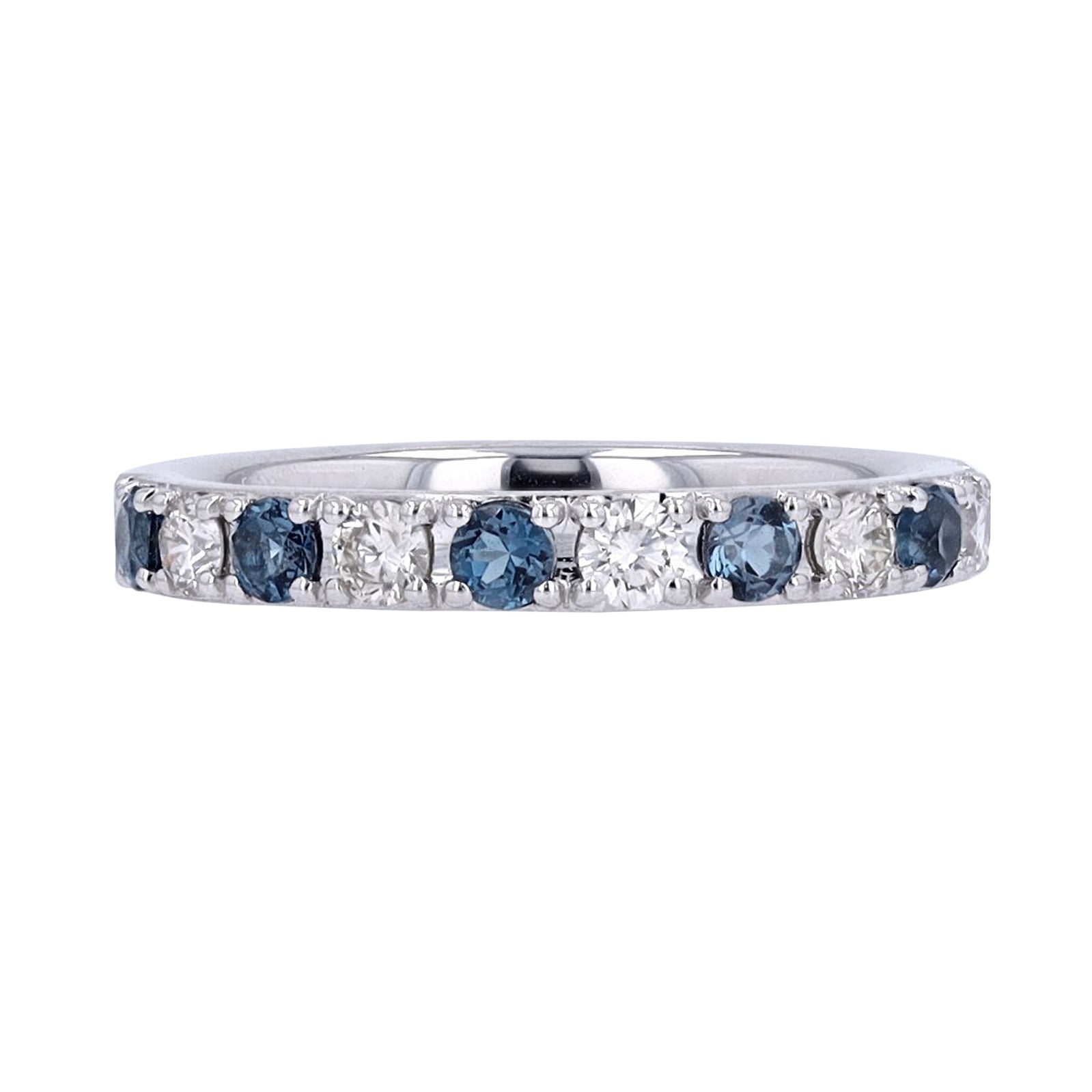 10K Diamond & Gemstone Band<p><strong>More Colors Available</p></strong>