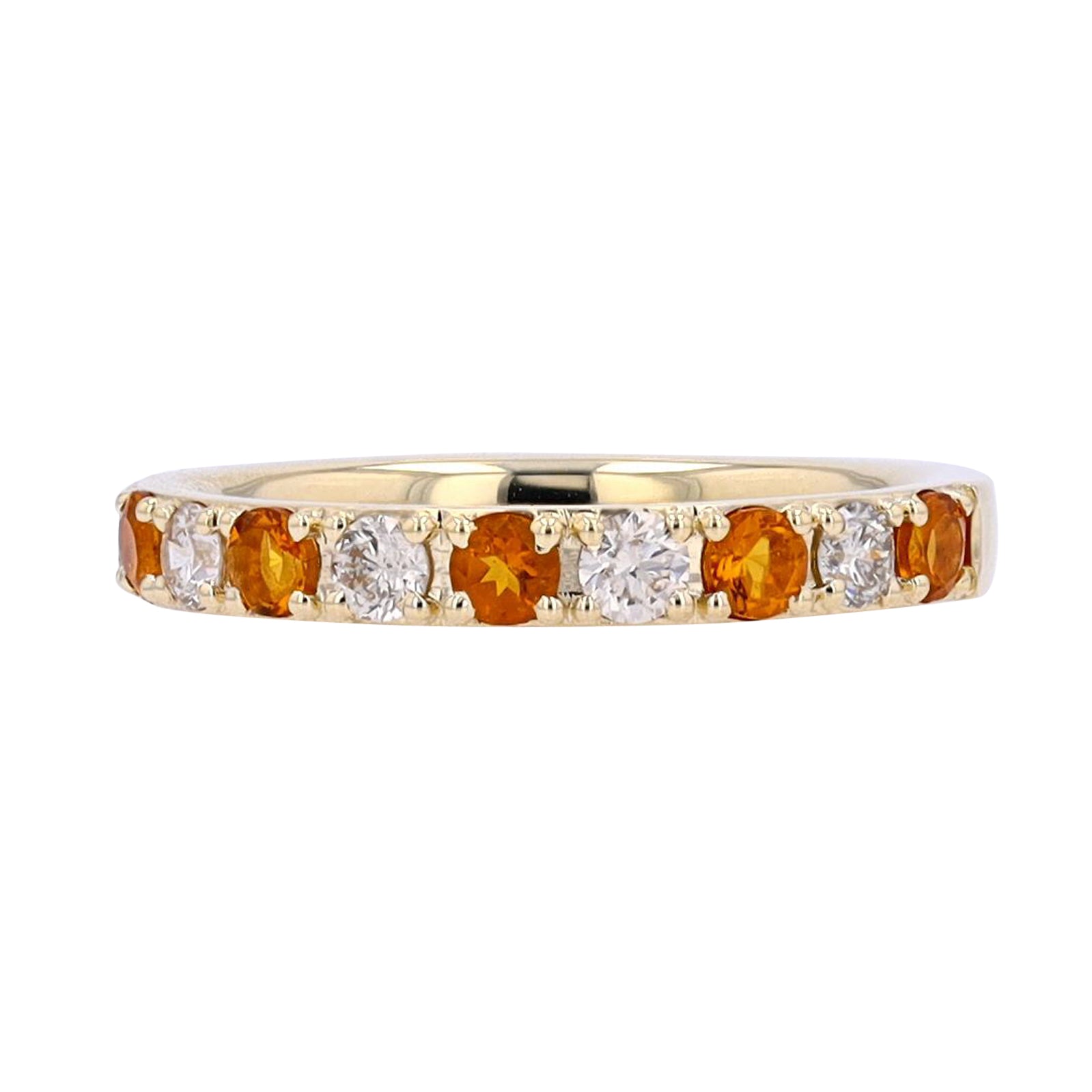 10K Diamond & Gemstone Band<p><strong>More Colors Available</p></strong>