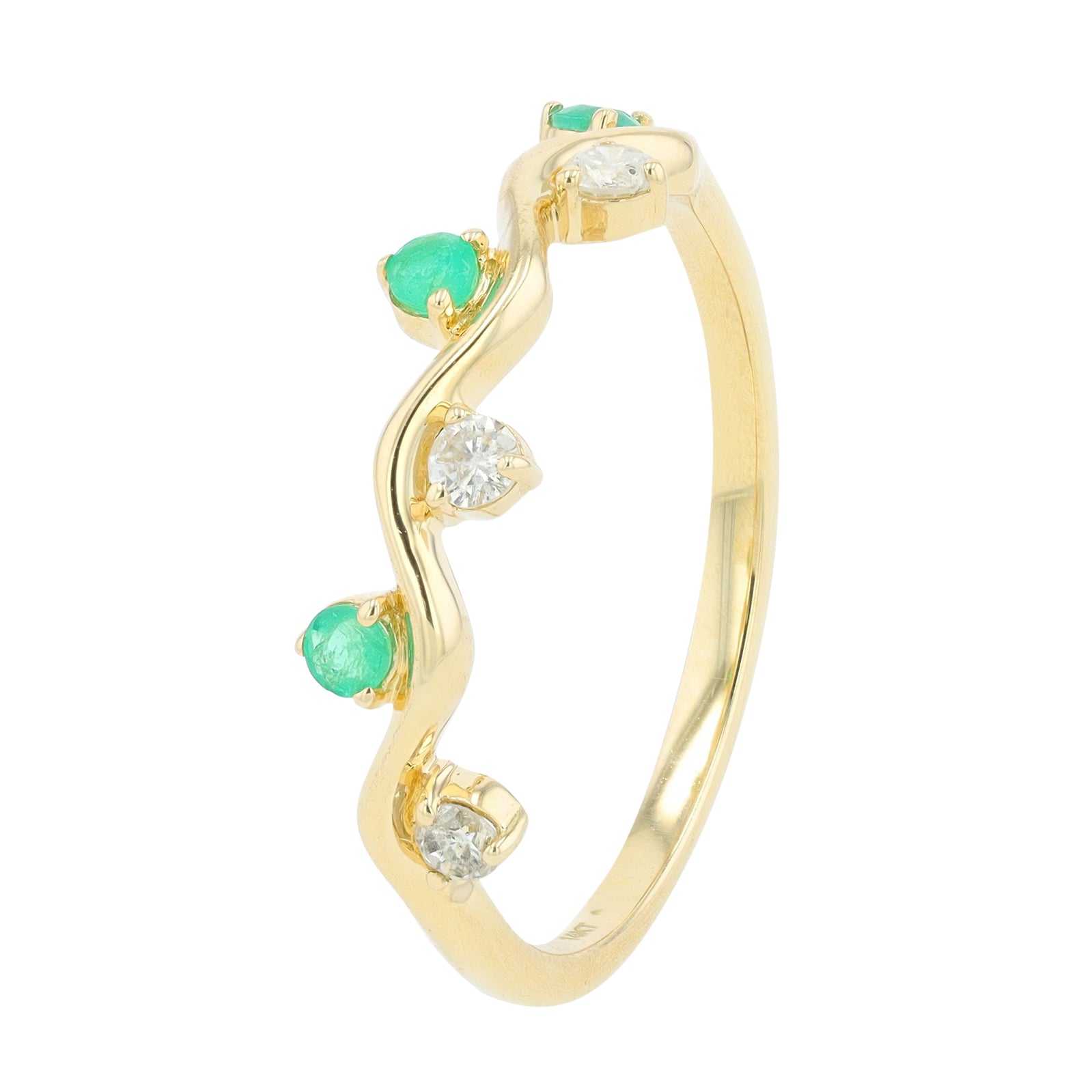 14K YG Gemstone Band<p><strong>More Colors Available</p></strong>