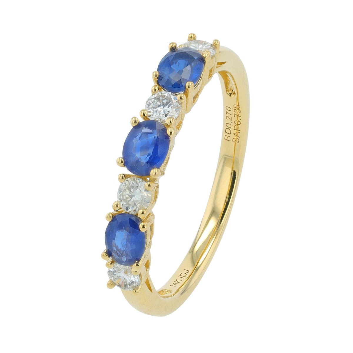 14K .60 CTW Gemstone Band<p><strong>Multiple Sizes</p></strong>