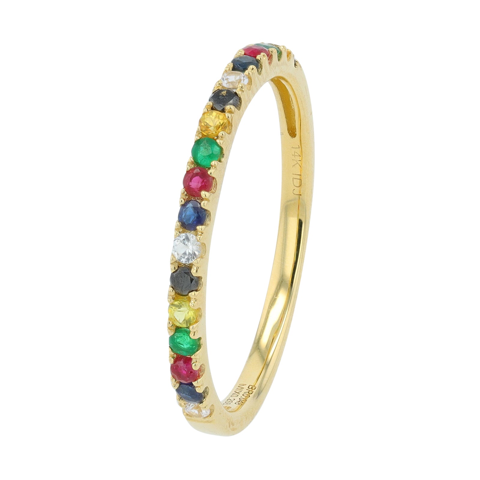14K .27 CTW Multi Sapphire Band<p><strong>More Colors Available</p></strong>
