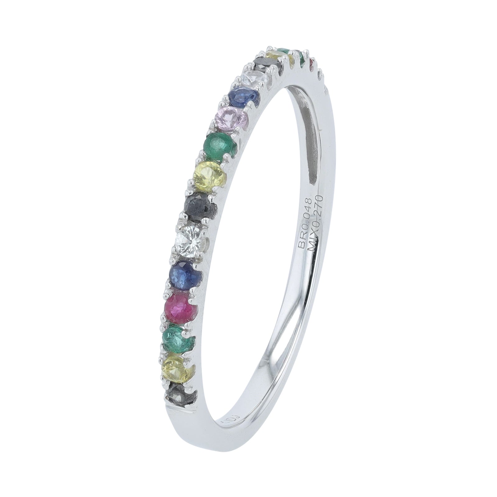 14K .27 CTW Multi Sapphire Band<p><strong>More Colors Available</p></strong>