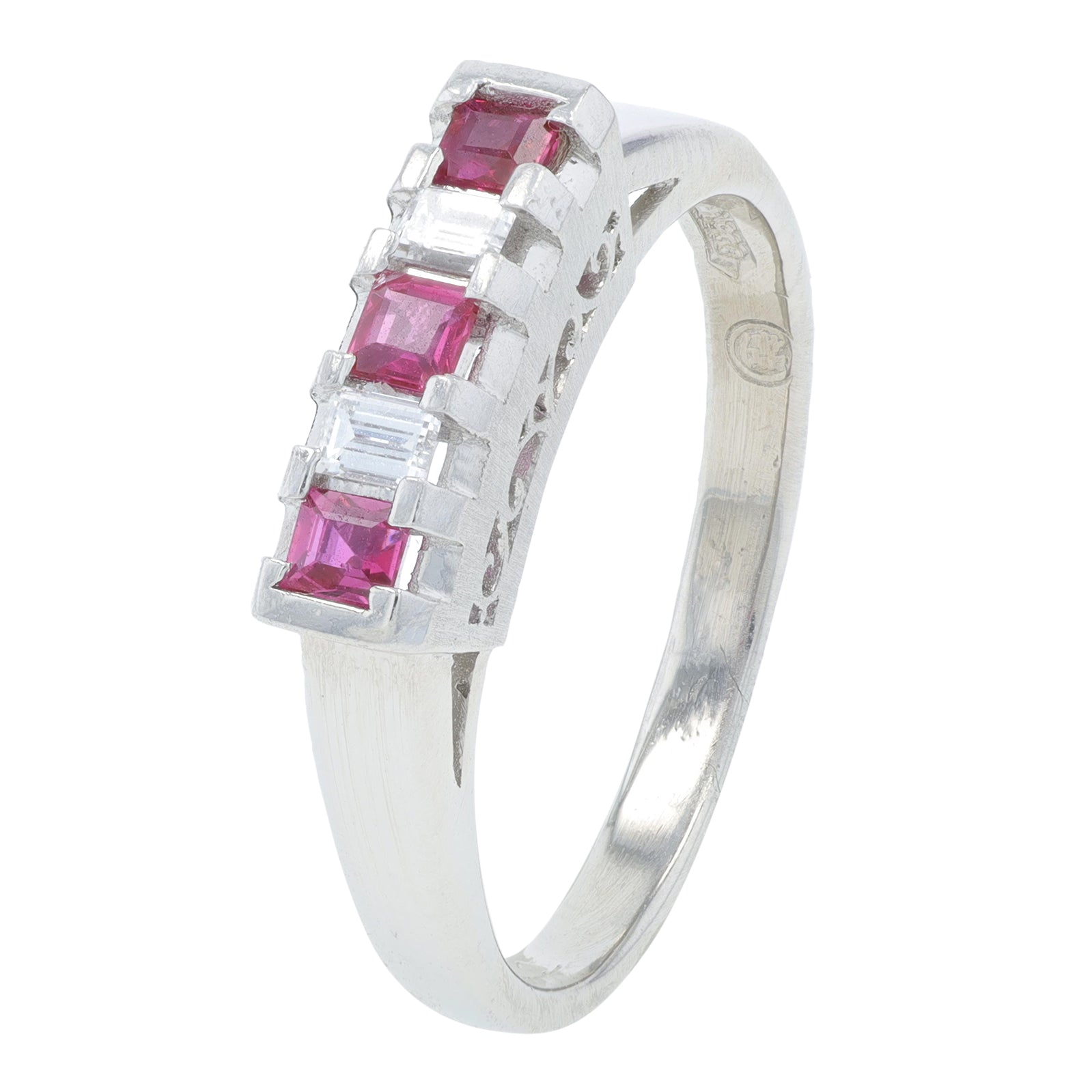 PT900 .27 CTW Ruby Ring