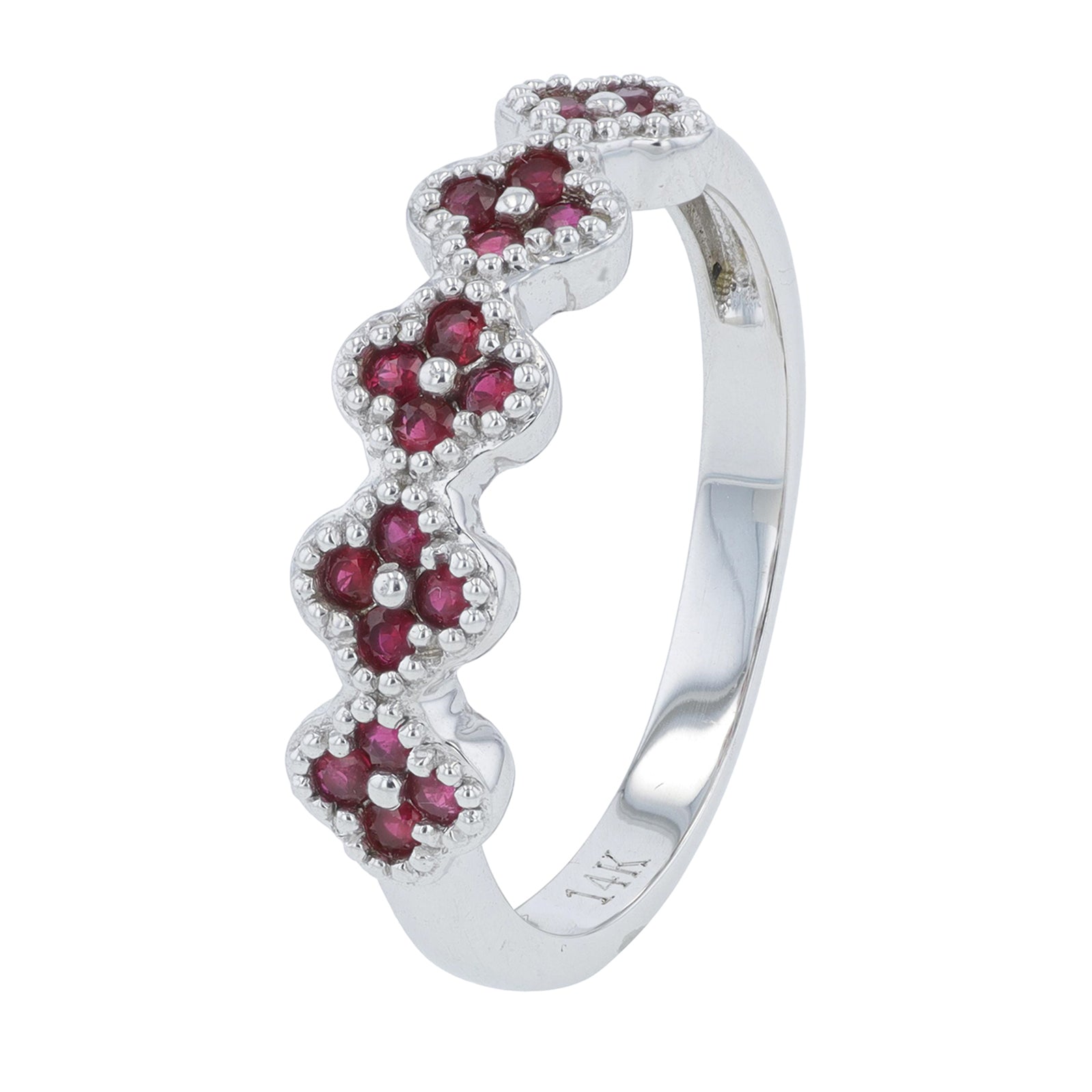 14K .37 CTW Ruby Band<p><strong>More Colors Available</p></strong>