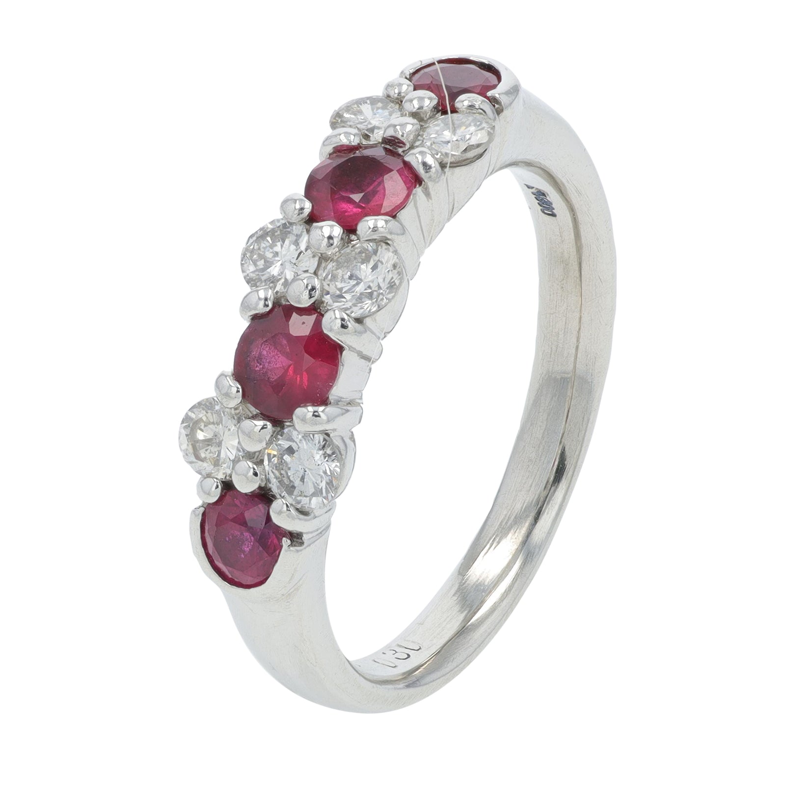 PT900 .58 CTW Ruby Ring