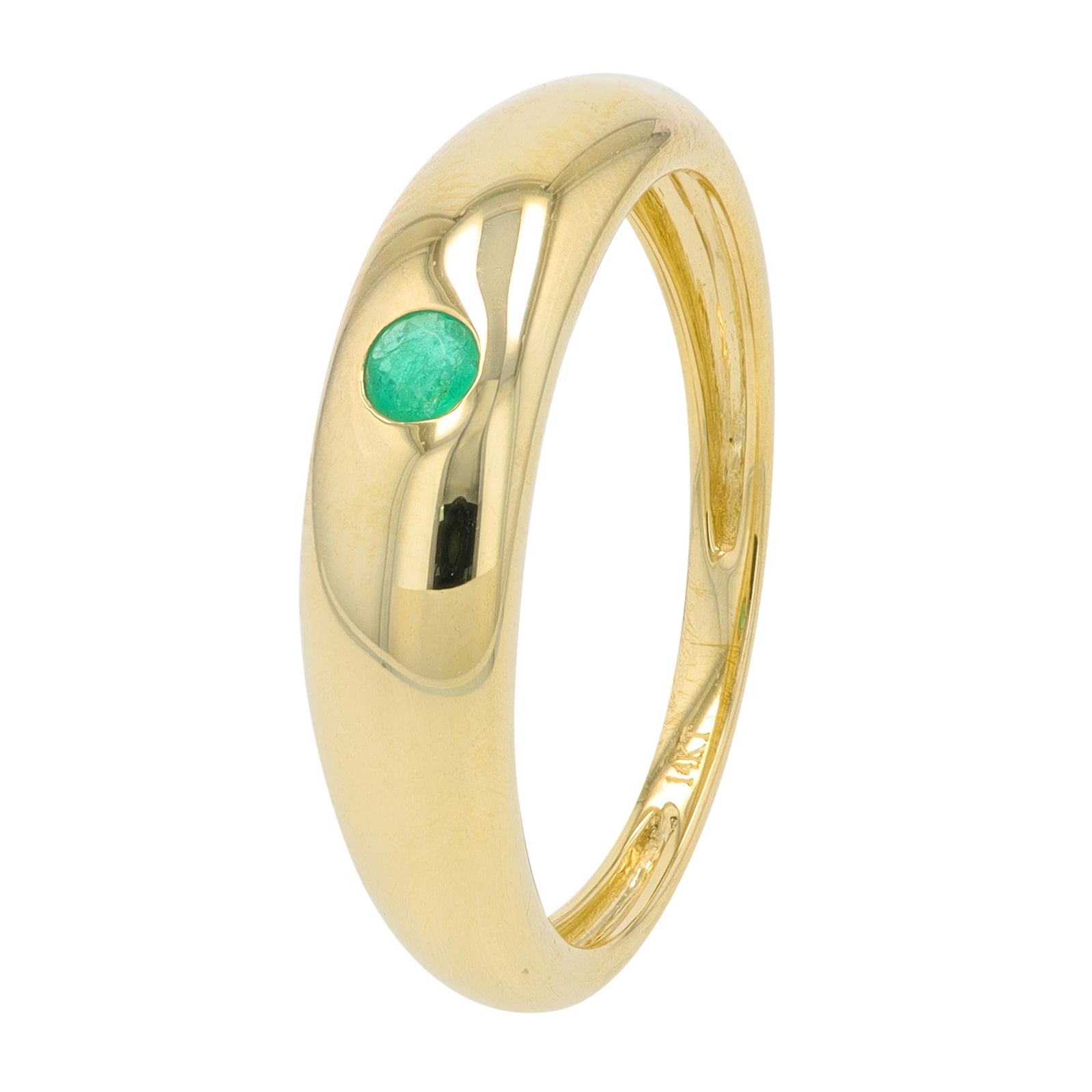 14K YG Gemstone Bezel Ring<p><strong>More Gemstones Available</p></strong>