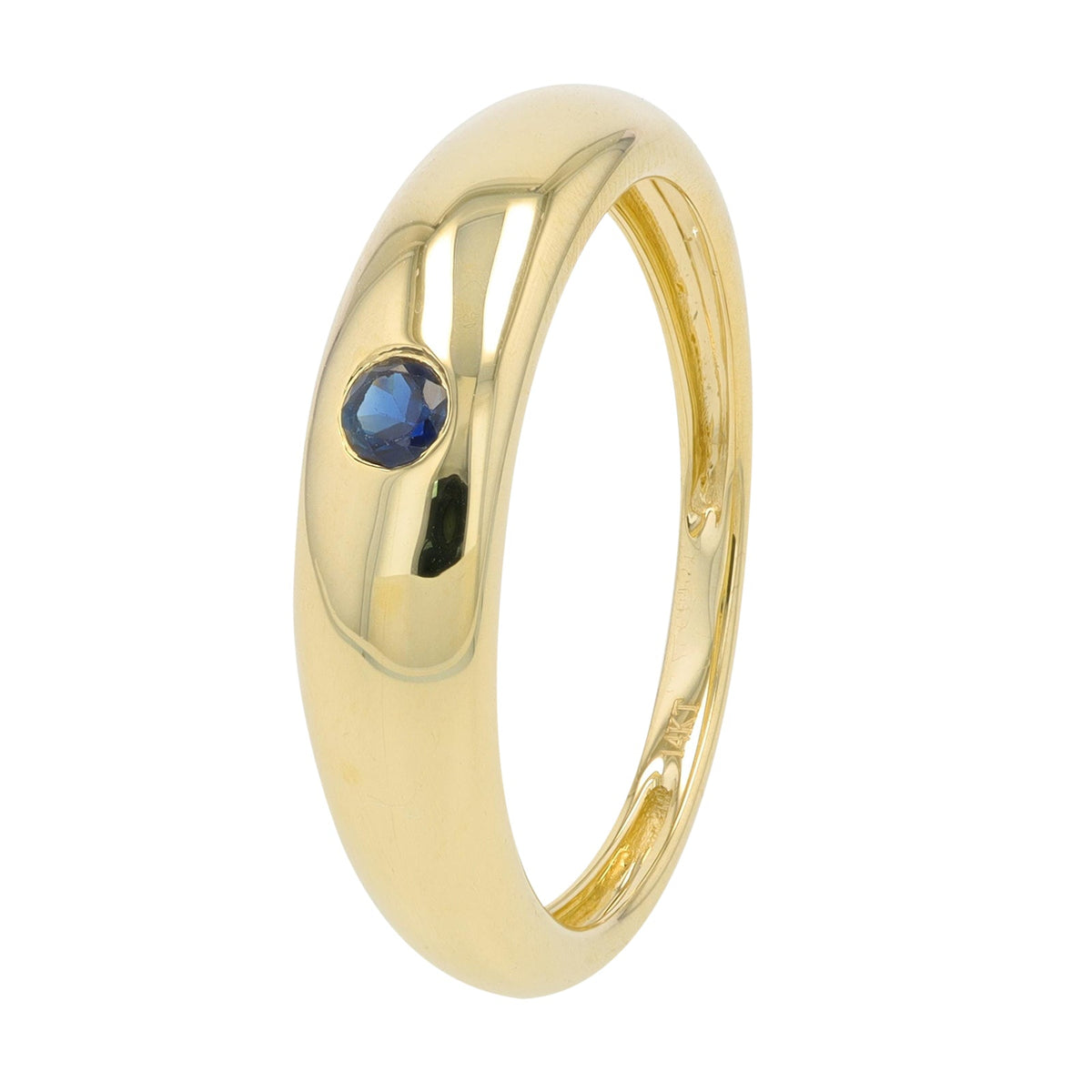 14K YG Gemstone Bezel Ring<p><strong>More Gemstones Available</p></strong>