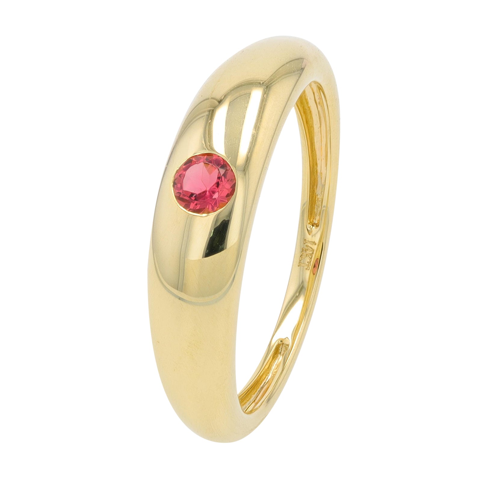 14K YG Gemstone Bezel Ring<p><strong>More Gemstones Available</p></strong>