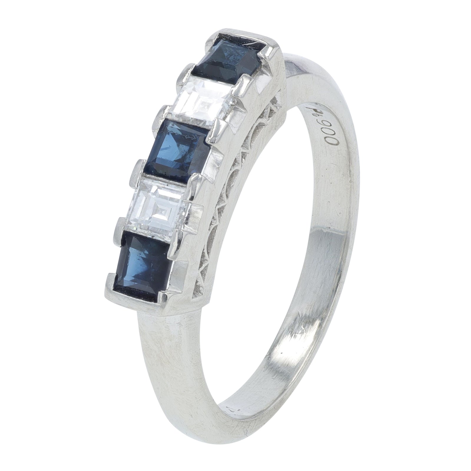 PT900 .49 CTW Sapphire Ring