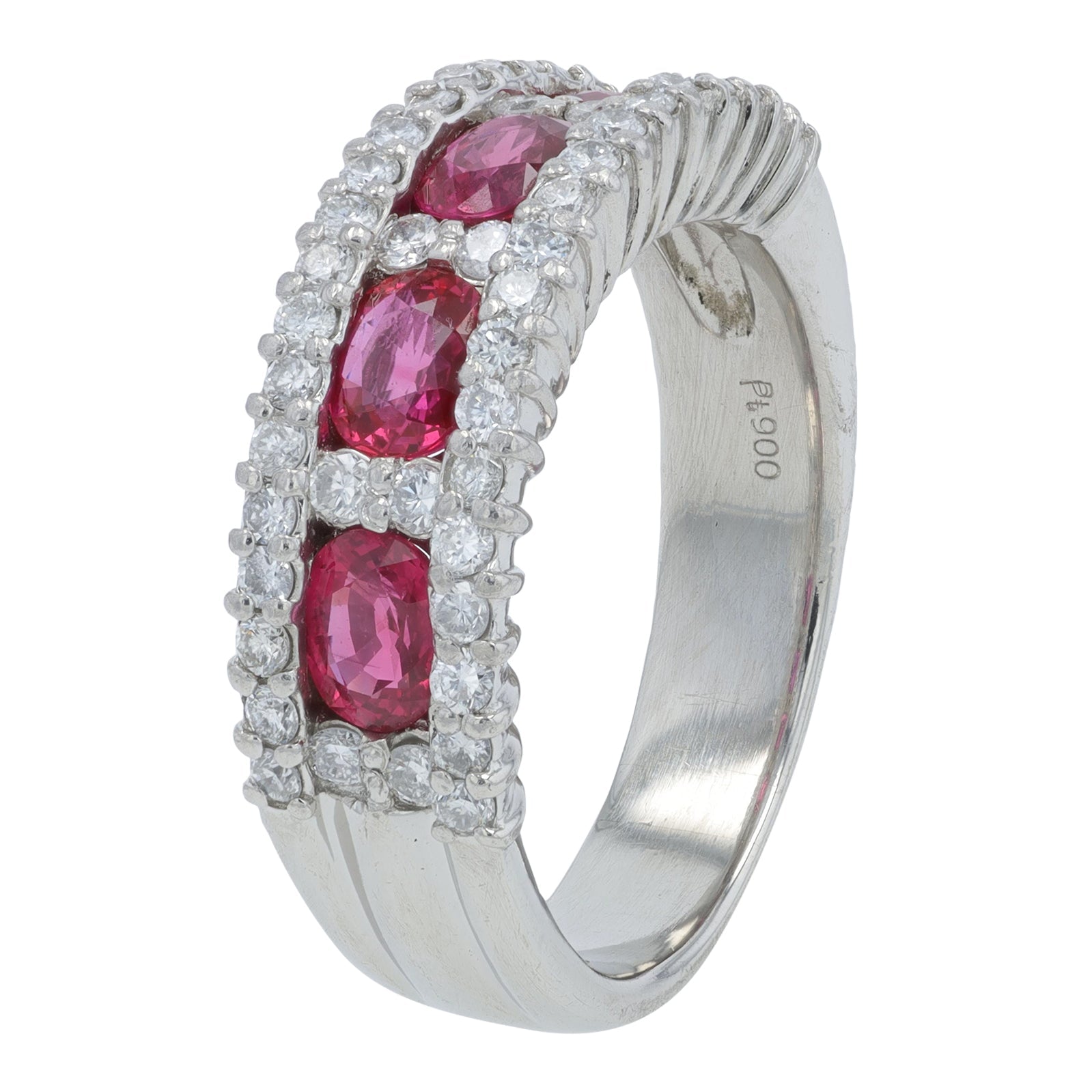 PT900 1.50 CT Ruby Band