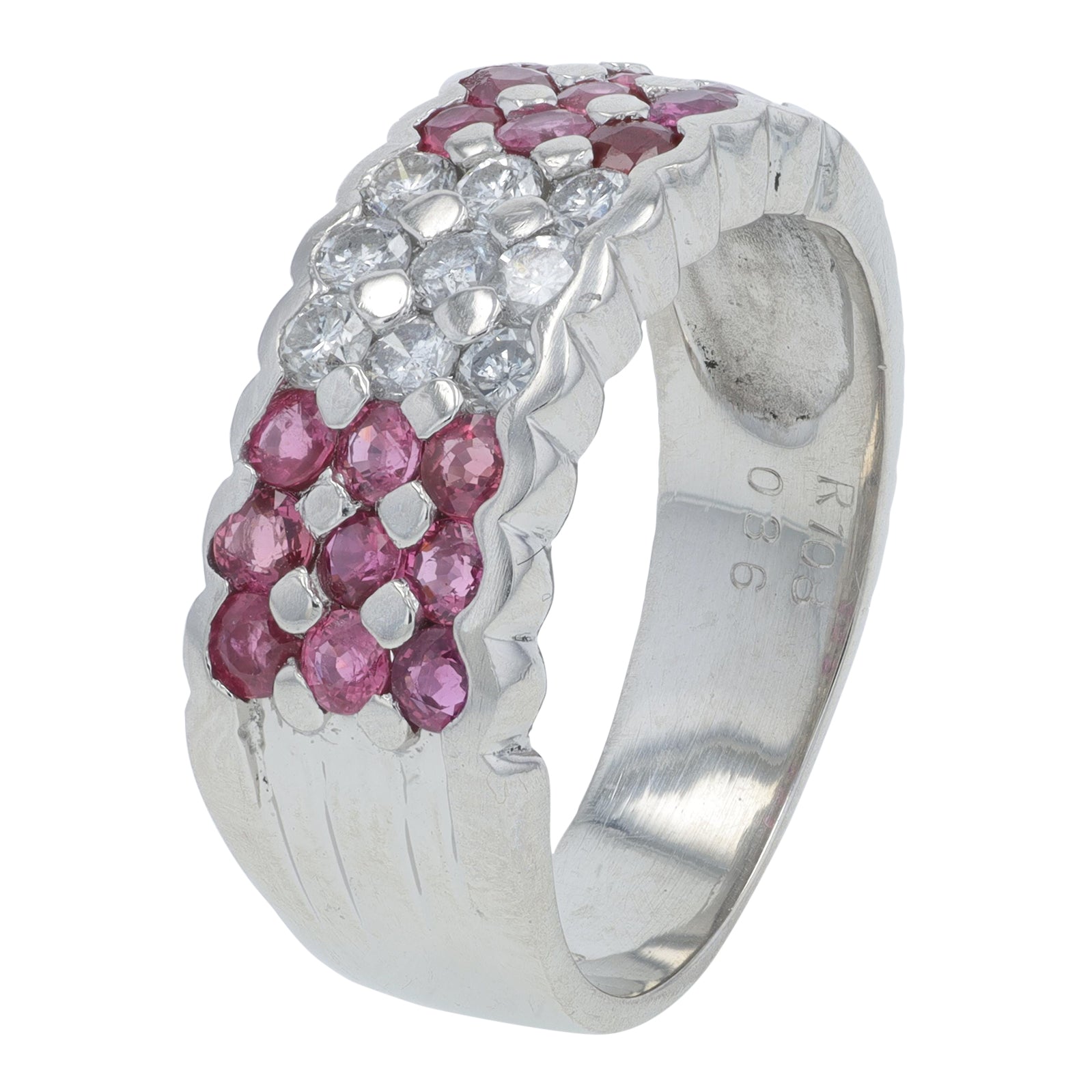 PT900 1.08 CT Ruby Band