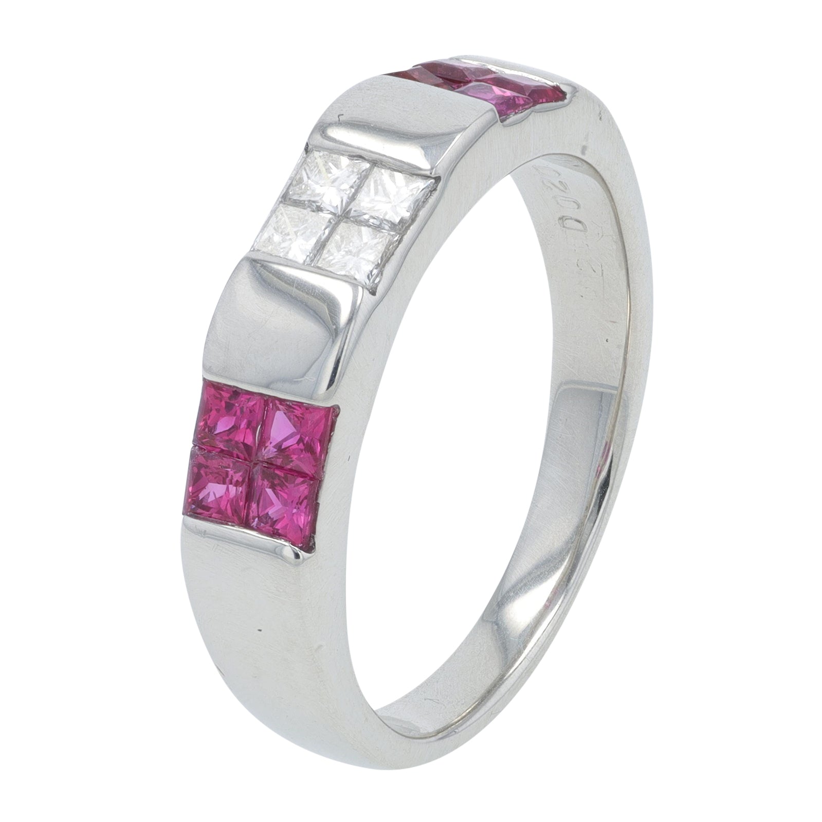 PT900 .55 CTW Ruby Ring