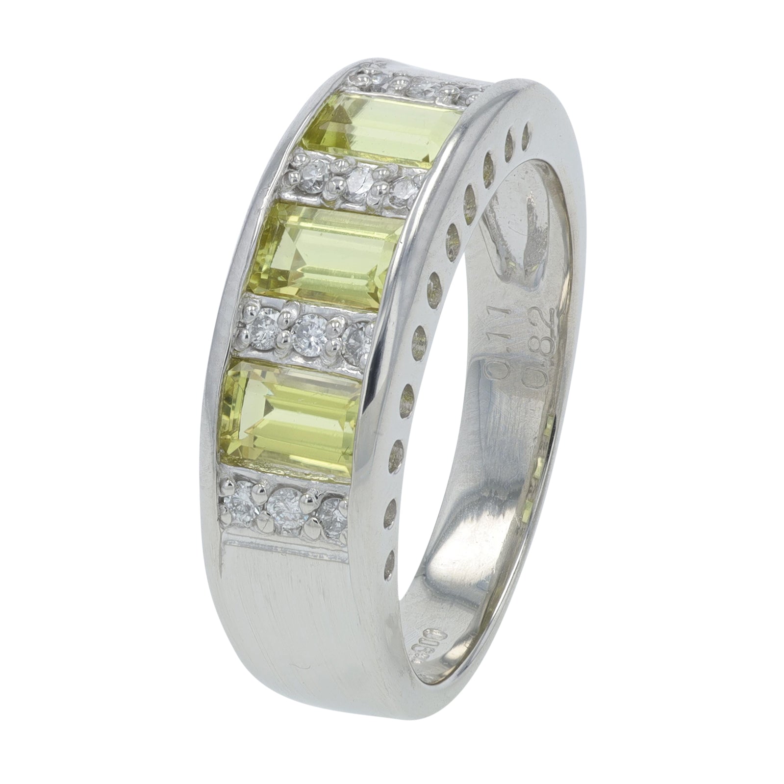 PT900 .82 CT Tourmaline Ring
