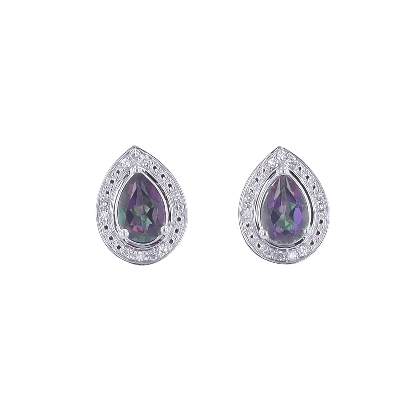 10K Gemstone Studs<p><strong>More Colors Available</p></strong>