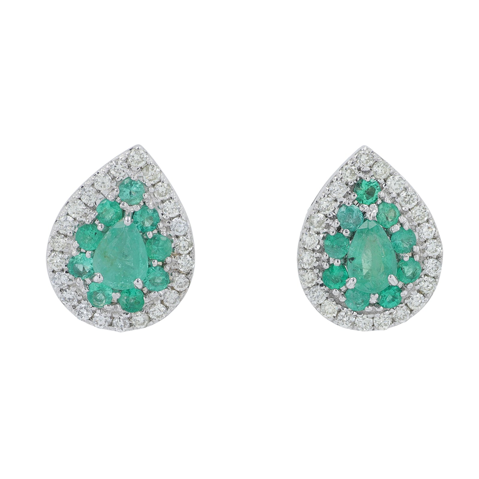 14K Gemstone Pear Studs<p><strong>More Colors Available</p></strong>