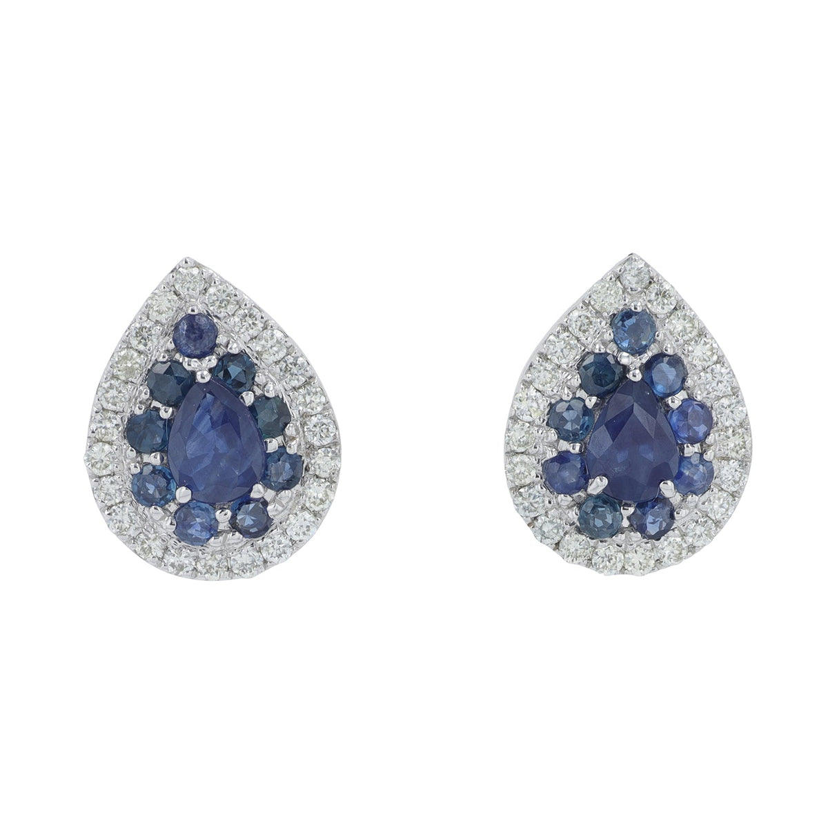 14K Gemstone Pear Studs<p><strong>More Colors Available</p></strong>