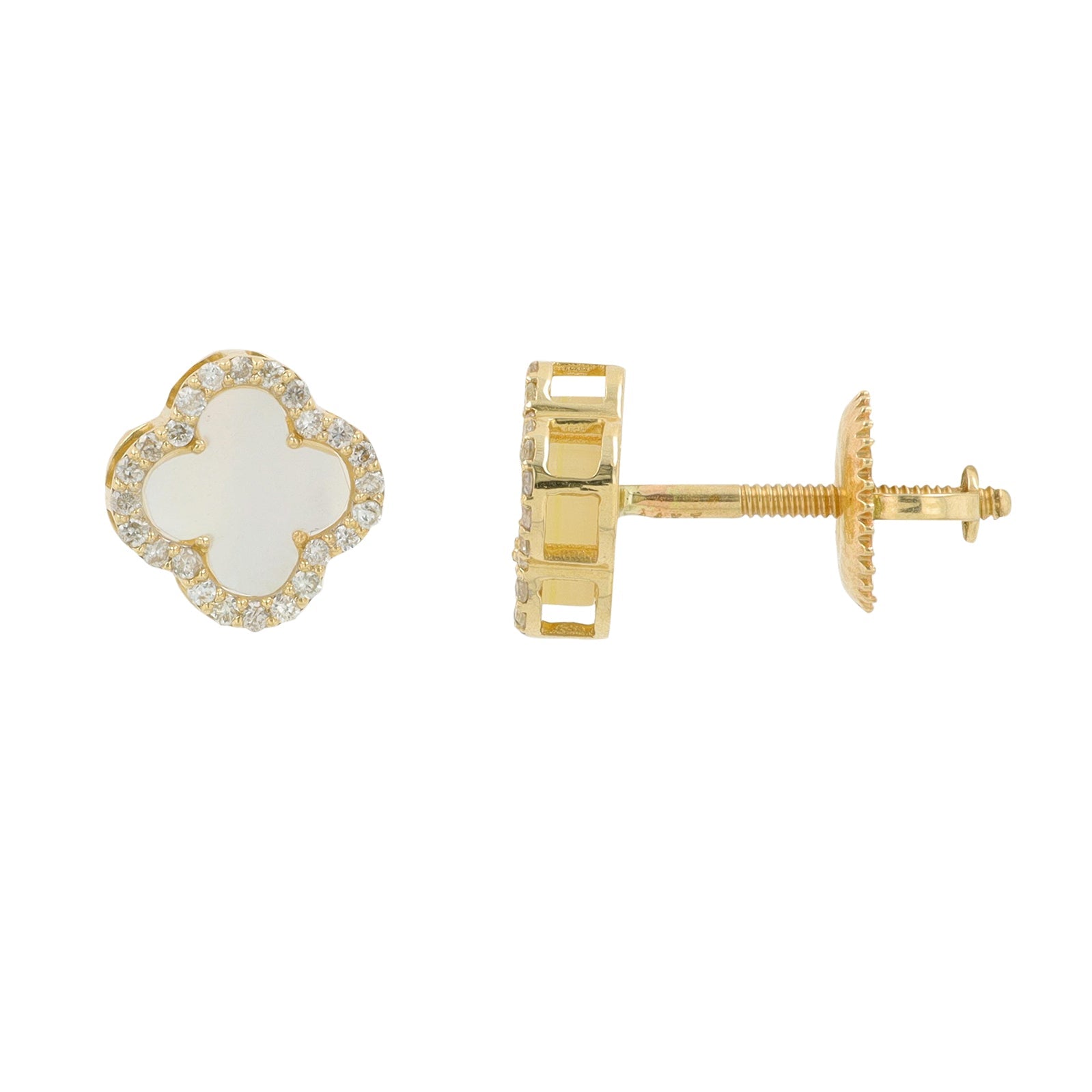 14K YG Gemstone Studs<p><strong>More Colors Available</p></strong>