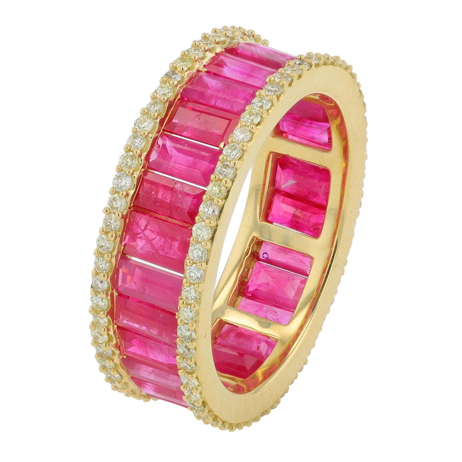 14K Gemstone Channel Set Eternity Band<p><strong>More Colors Available</p></strong>