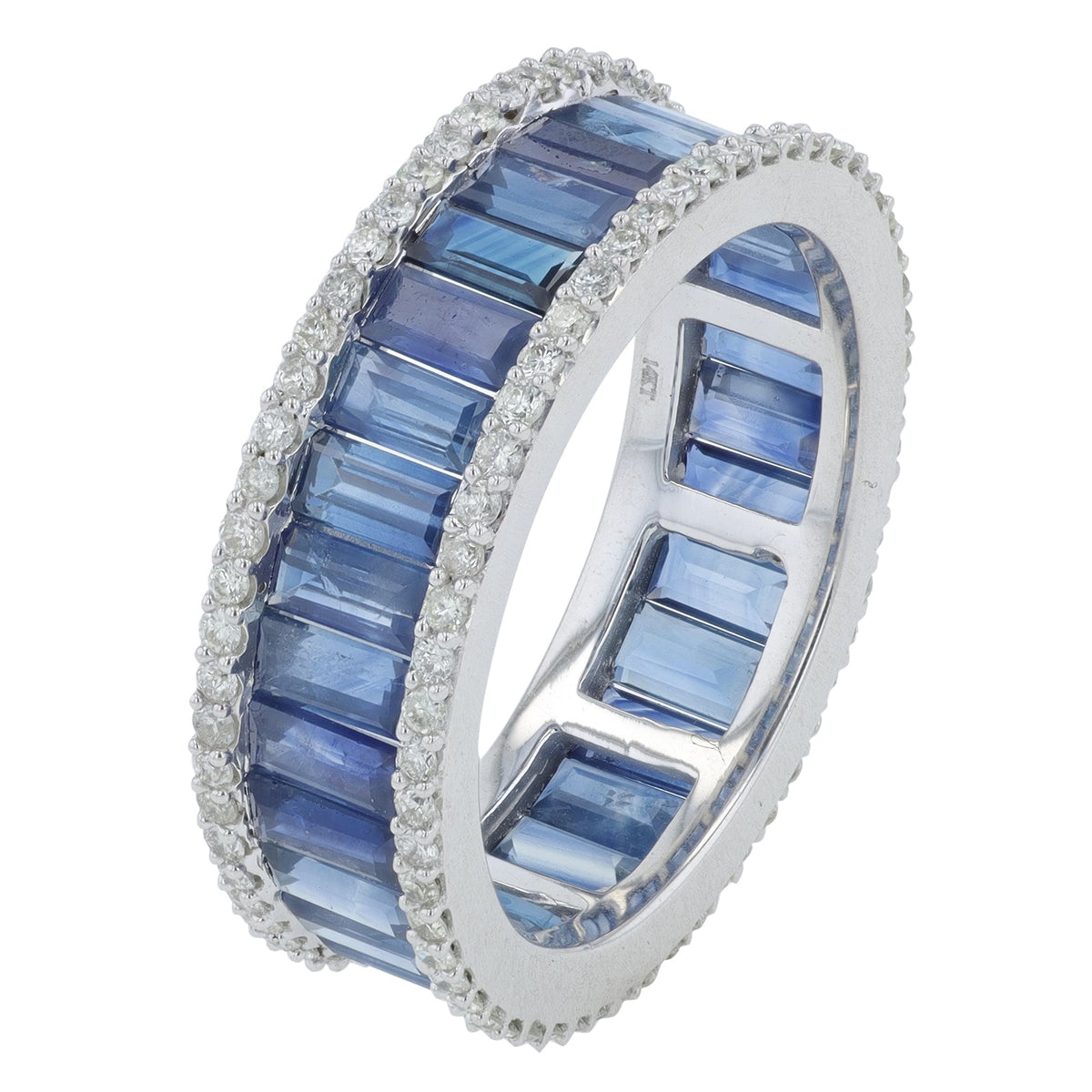 14K Gemstone Channel Set Eternity Band<p><strong>More Colors Available</p></strong>