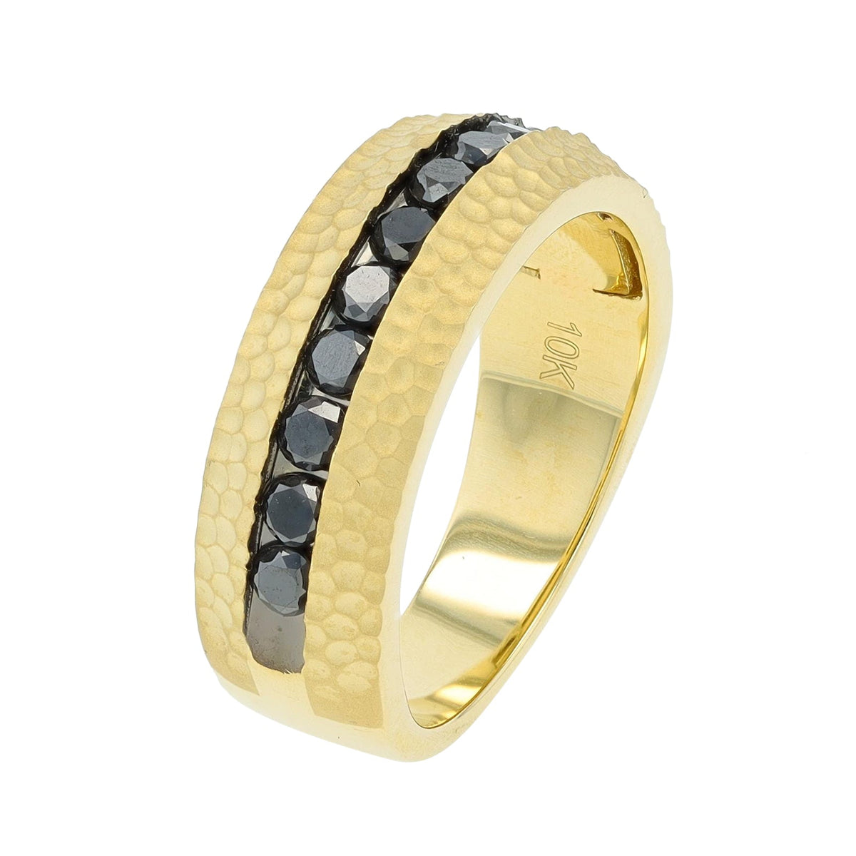 10K YG 1 CTW Diamond Gents Ring