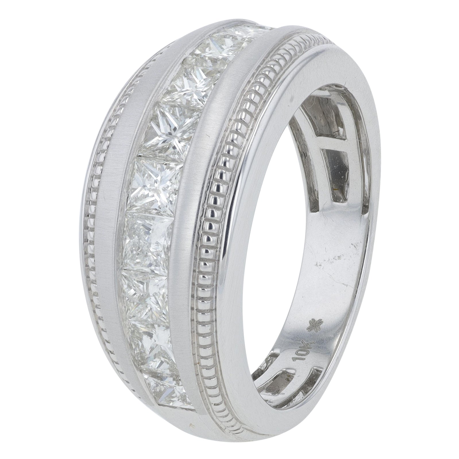 10K WG 2 CTW Diamond Gents Wedding Band